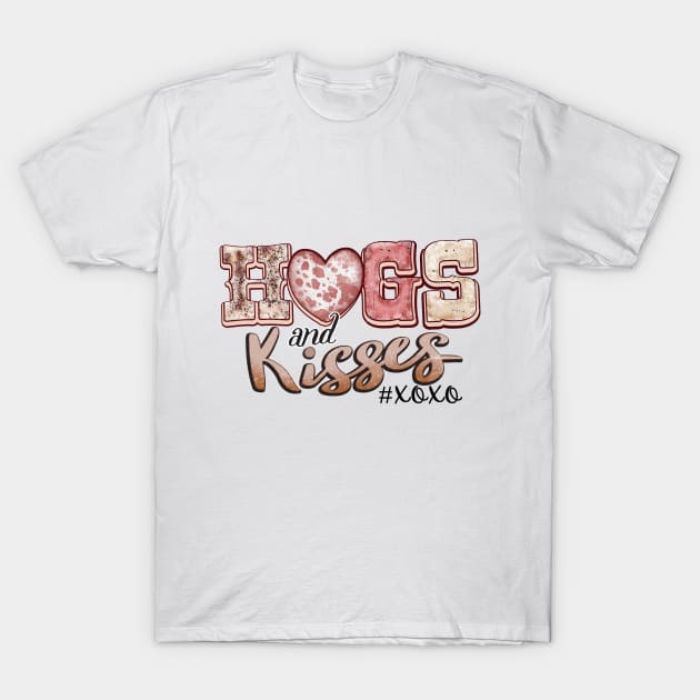 Hogs And Kisses T-Shirt by HassibDesign